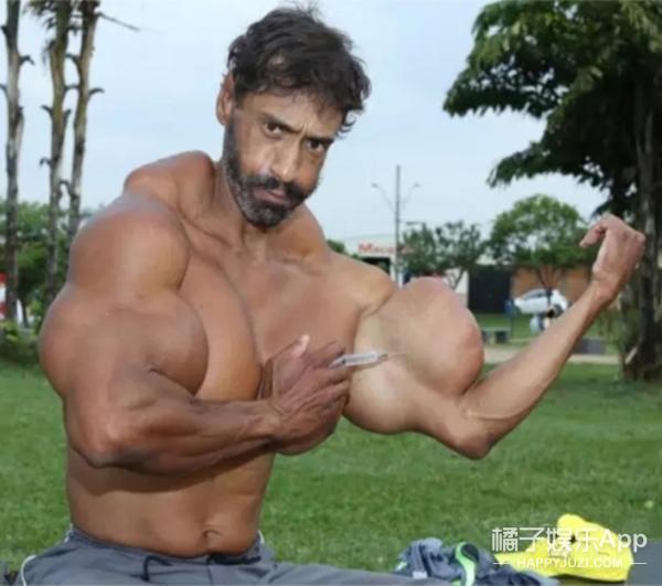 太嚇人！他靠打藥隆成肌肉男
