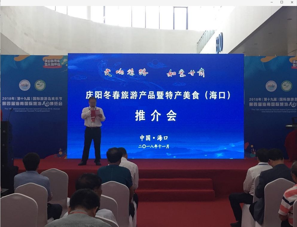 庆阳市政府副市长杨廷祯致辞