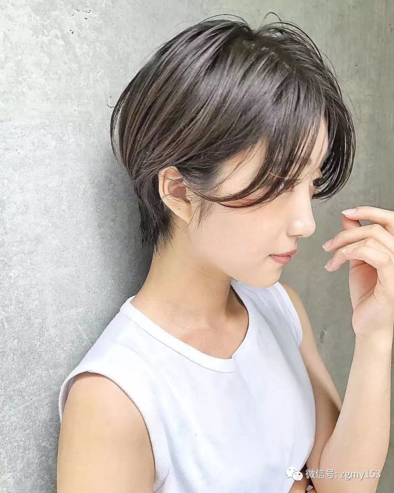 清新日系短发也可以很柔美 气质满满剪一款做元气少女