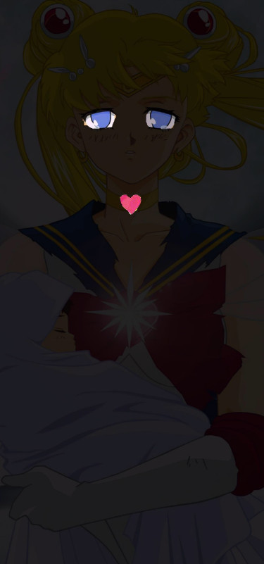 《美少女战士》渐变效果壁纸已经找到,是夜空中最亮的
