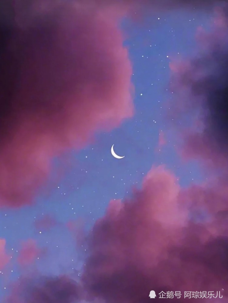 星空,壁纸,月亮,星星,少女心