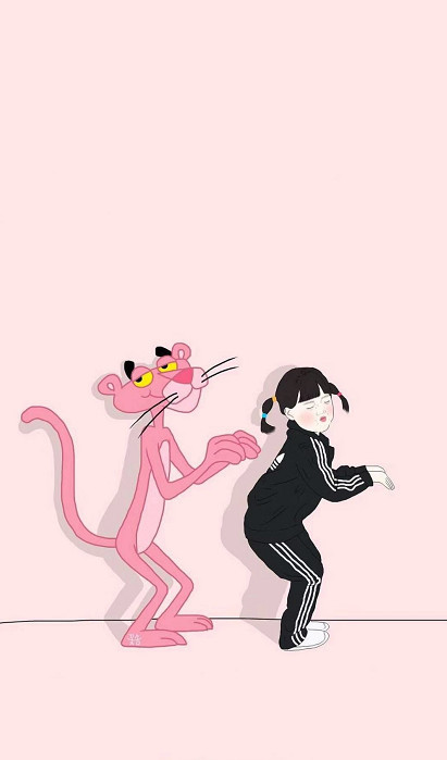 ins超火的聊天背景图,赚钱养家vs貌美如花,高清无水印