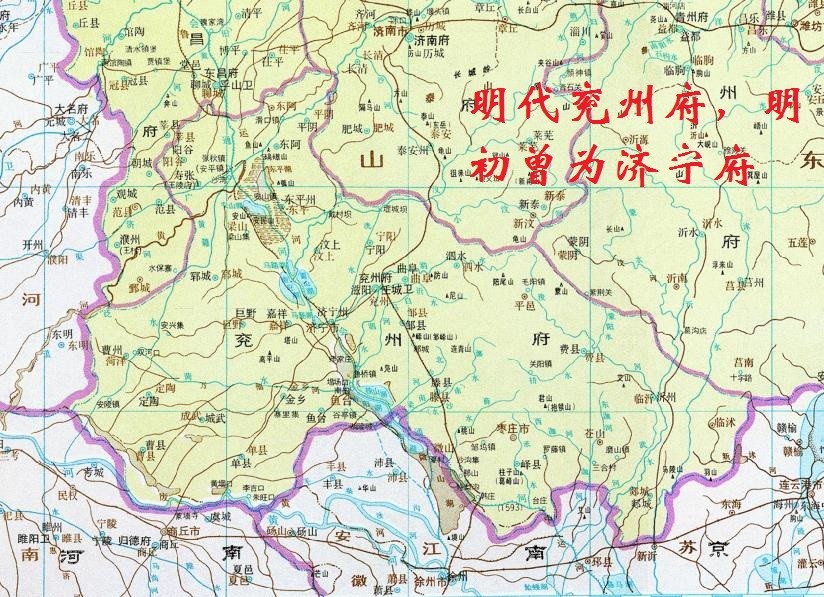 明朝时,山东长期为府治的县有这些,现有哪些为地级市驻地?