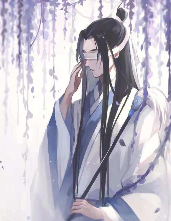 二次元动漫古风美男子壁纸,泪眼问花花不语,乱红飞过秋千去!