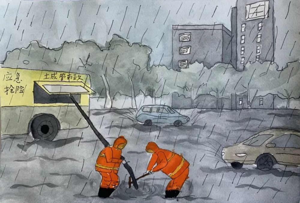 "城管家杯·我眼中的城市管理"儿童绘画大赛评选进行时!