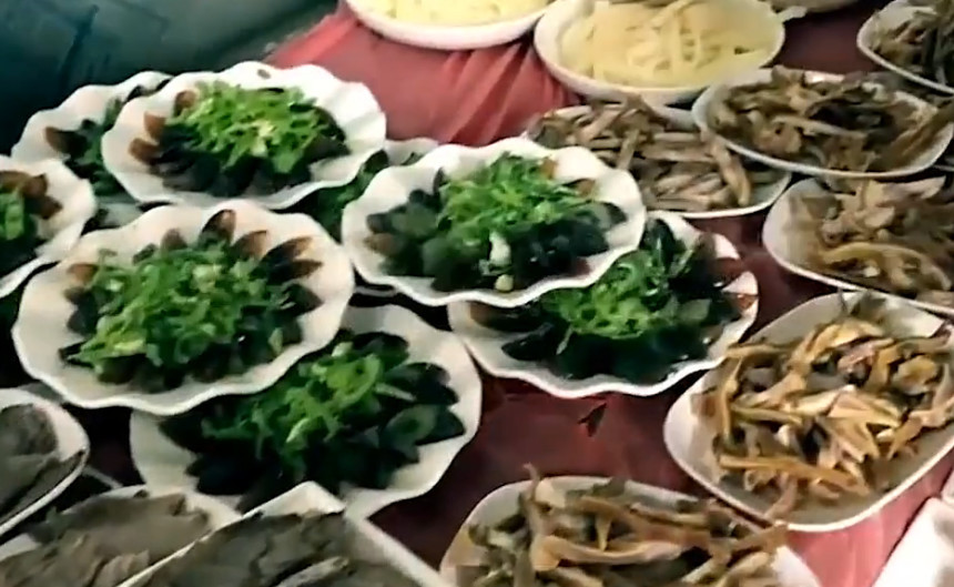 酒席,荤菜,炸丸子,血鸭,舌尖上的中国