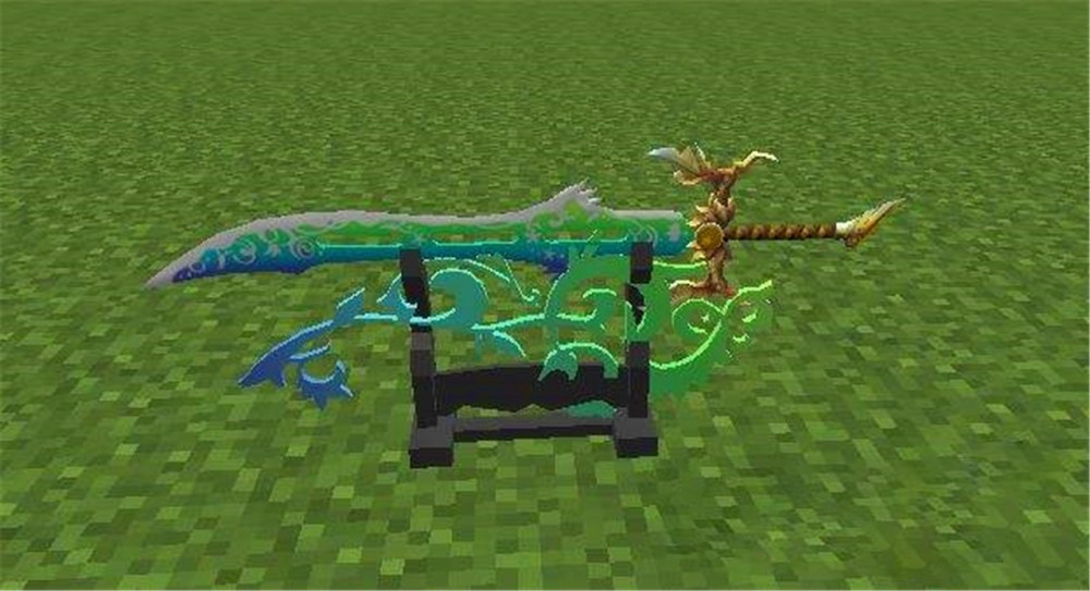 我的世界:mc中"拔刀剑"mod听说过吗?新型武器应有尽有