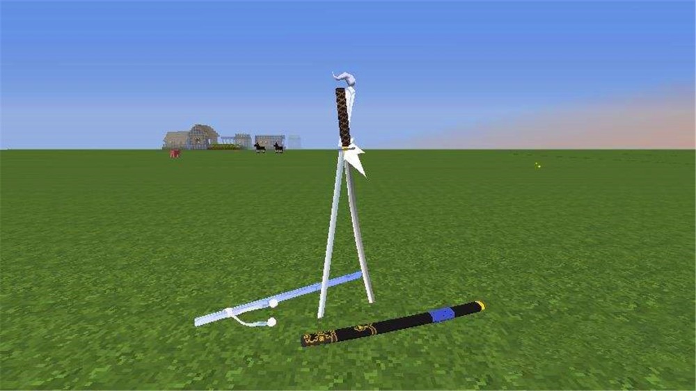 我的世界:mc中"拔刀剑"mod听说过吗?新型武器应有尽有