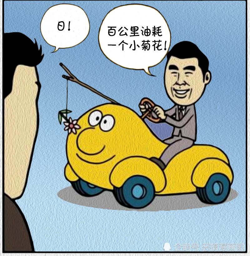 恶搞漫画,搞笑漫画,新能源,笨笨,动画片