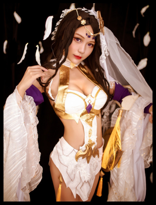 cosplay:貂蝉异域舞娘,这么直白的盯着妾身,好羞涩啊!