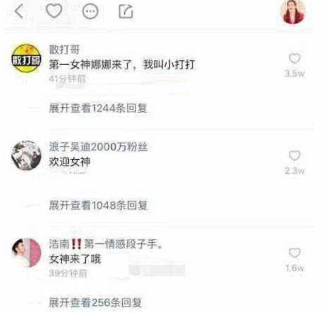 不过最为可笑的是在谢娜发布视频的评论区里成了快手上网红们蹭热度的