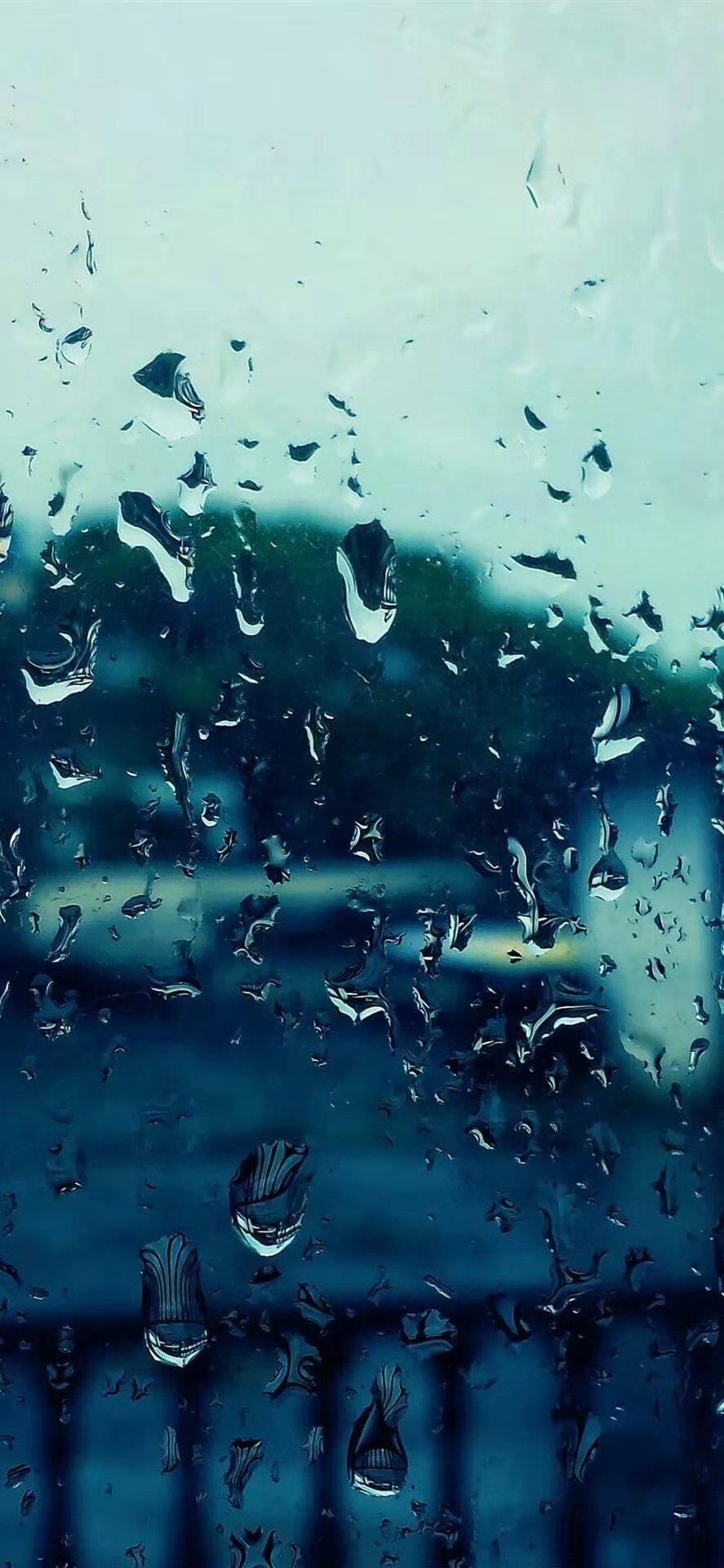 ins超有趣的"水珠"壁纸,你的手机进水啦,强迫症表示很