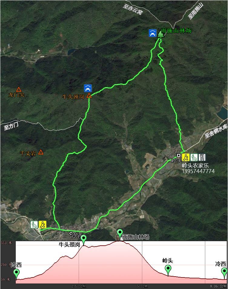 奉化登山步道推介五
