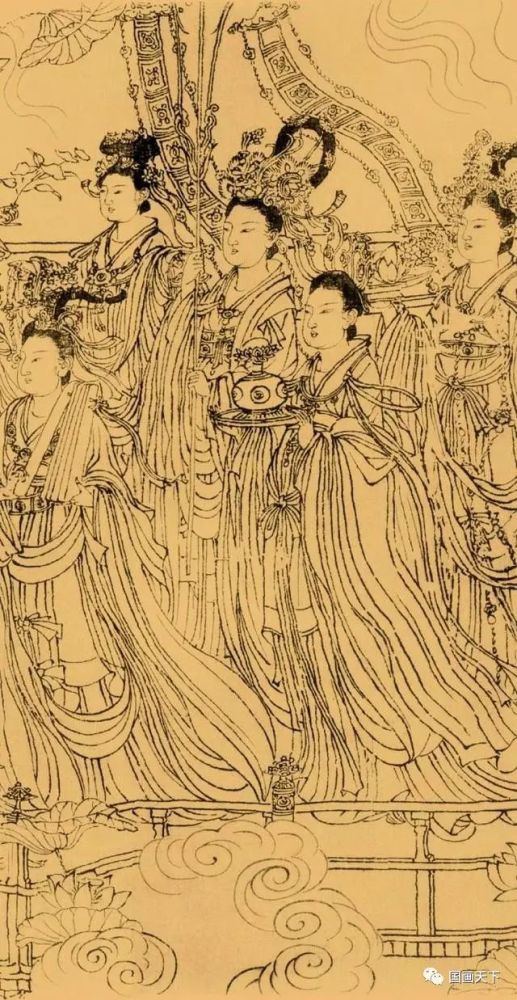 吴道子 《八十七神仙卷》局部