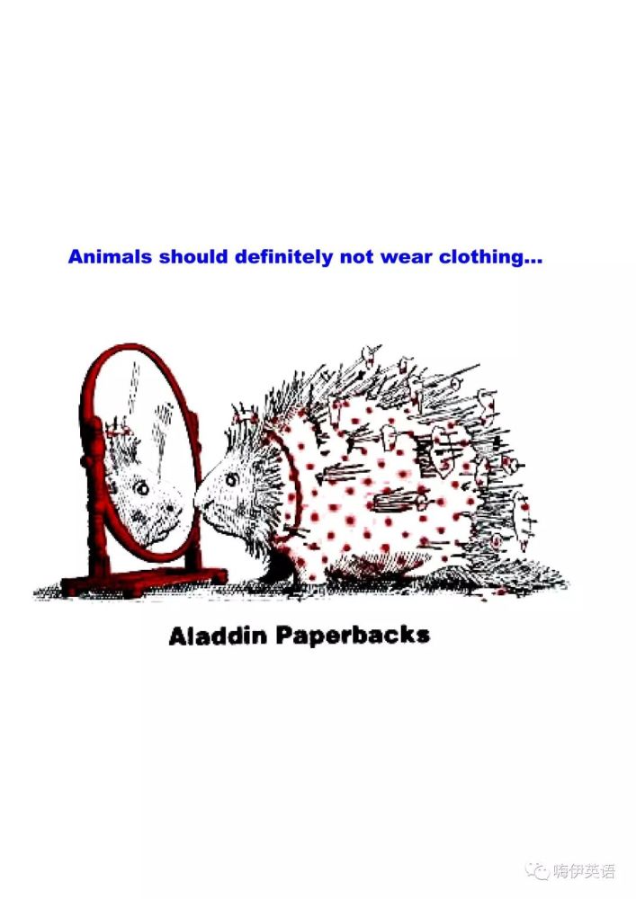英文绘本 Animals Should Definitely Not Wear Clothing 看点快报