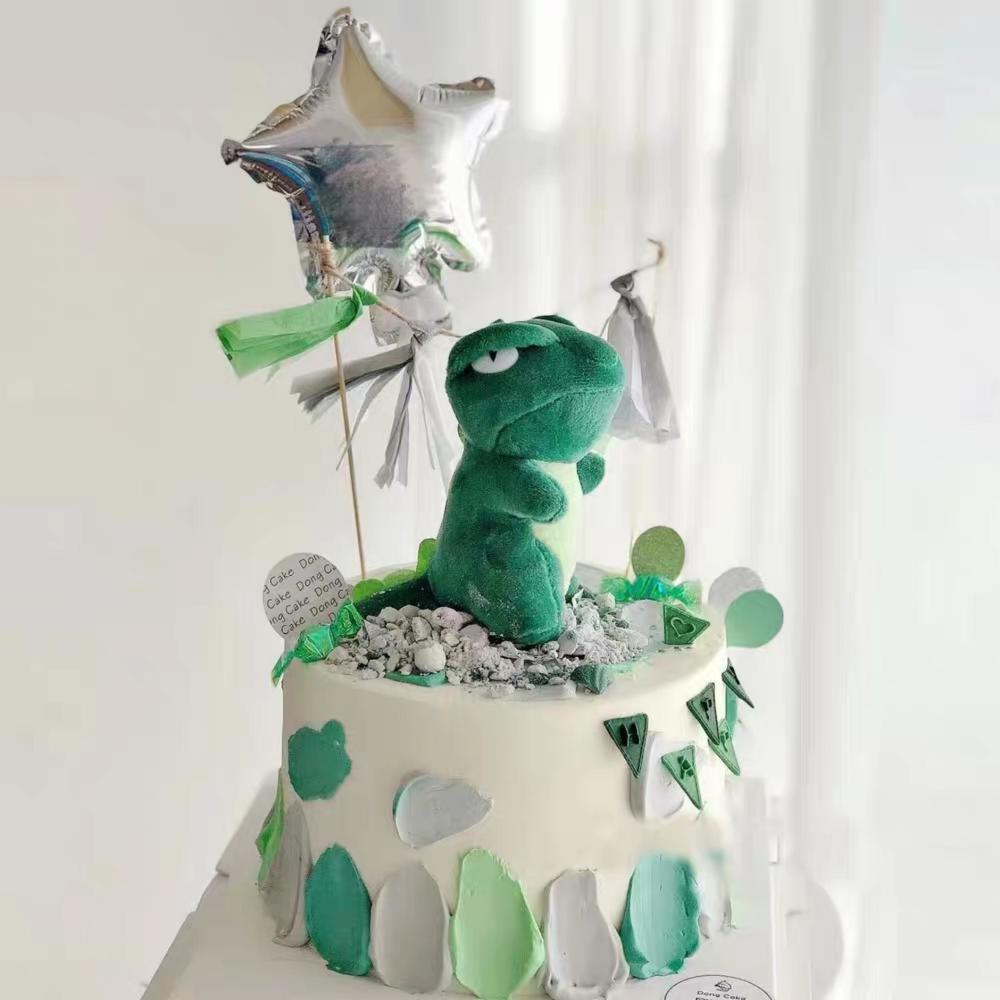 卡通恐龙生日蛋糕