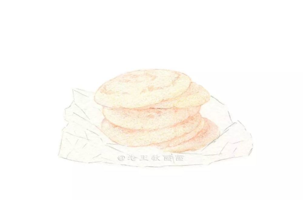 《彩铅美食系列教程》,老王教你画大饼!
