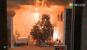 20秒火势蔓延整个房间!勿让节日变