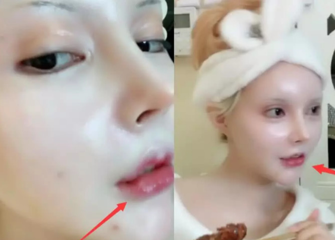 迪丽拉开播自爆,"嘟嘟嘴"的形成原因,网友:确实没整容