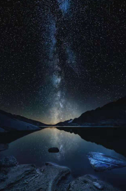 星空.壁纸:谁借我七秒时间,三秒说我想你,四秒来