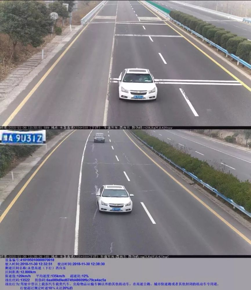 郑州市管9条高速公路区间测速 俩月抓拍5万余辆超速车辆