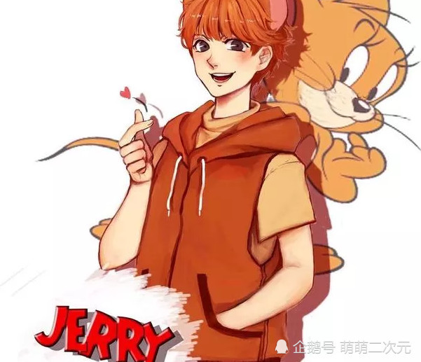 汤姆,猫和老鼠,娘化,经典动画,童年动漫