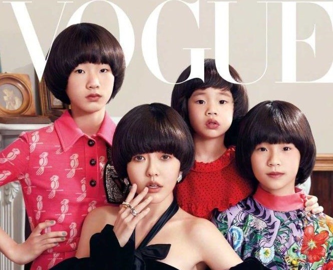 但是拍杂志照却给人气质很高级的感觉,看来小s女儿以后可以走时尚路线