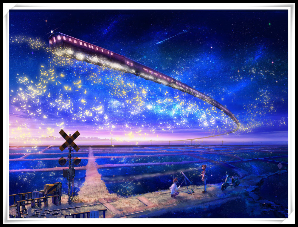 唯美 星空 背景图壁纸 我有一个星空梦 去星空看看它的样子 看点快报