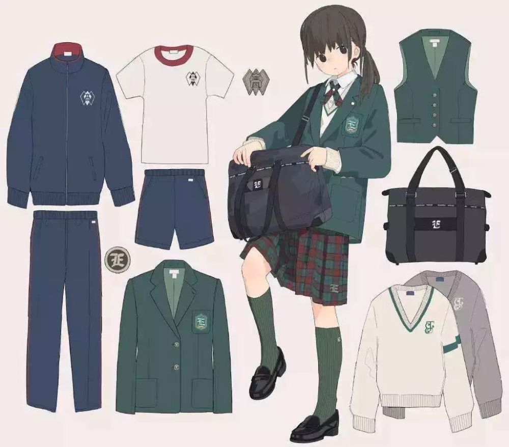 还有一种校服也是日本校服的特色,那就是西式制服了.