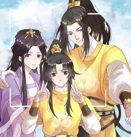 魔道祖师网友绘制结局:江澄师姐终成眷属,还有一个可爱的孩子!