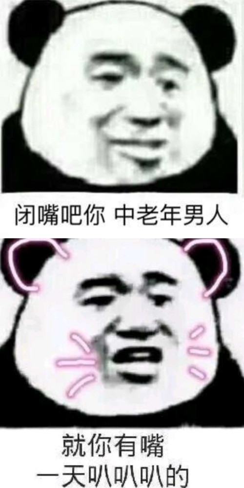 沙雕·欠锤·熊猫头表情包:沙雕的世界里只有沙雕和更