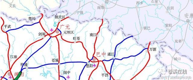 苍溪至巴中高速公路项目 路线起于苍溪县茶店乡,接已建的广南高速