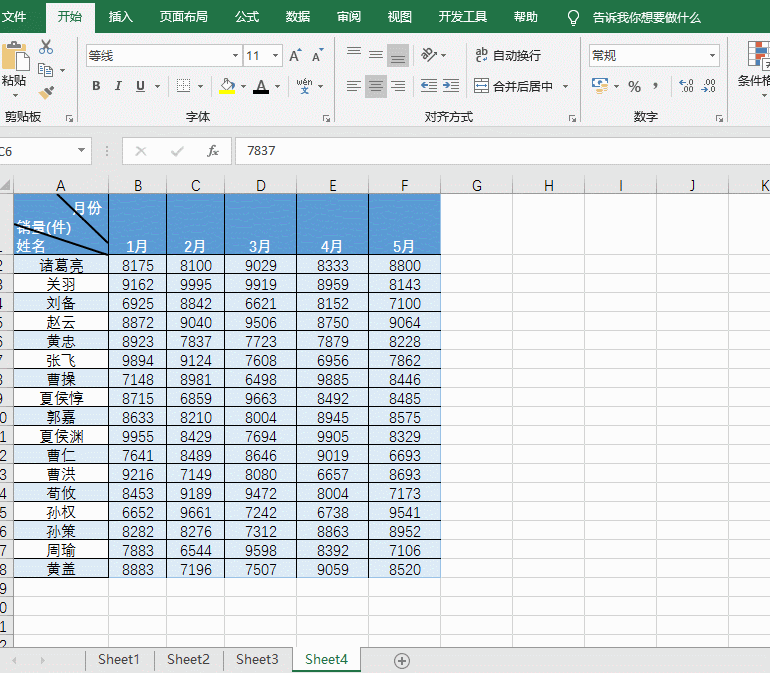 excel中怎样利用逆透视进行表格降维与数据拆分?