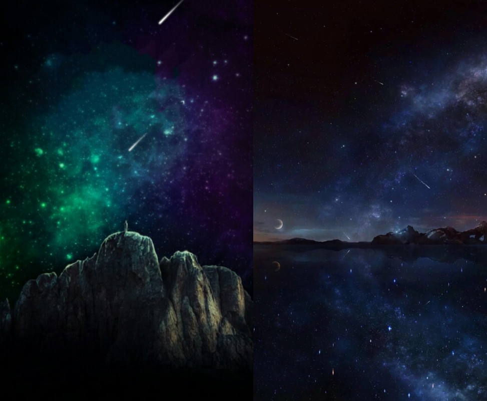壁纸,流星,仙女,双子座,星空