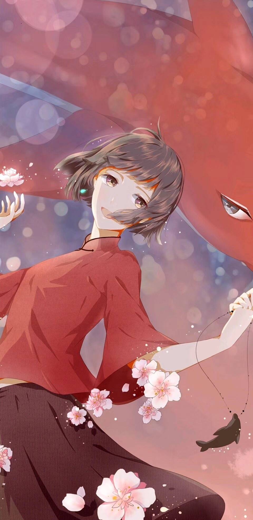 大鱼海棠 壁纸 椿去湫来 天神的爱 最终化作人间的风雨 看点快报