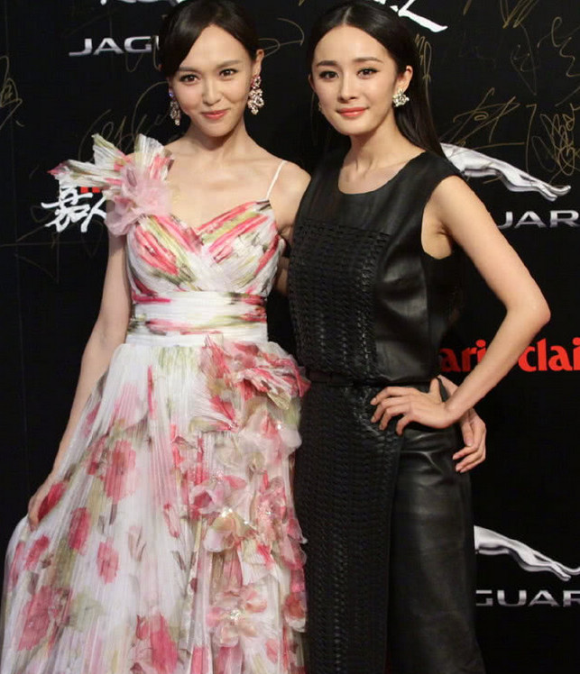 唐嫣杨幂终于同框了,穿一粉一黑演绎姐妹情深,看得着实让人羡慕