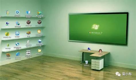 今天小布发现了一款3d立体房间电脑桌面壁纸,亲测有效,在这里给大家