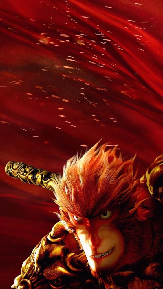 史上最厉害,最帅的猴子!孙悟空主题壁纸插画