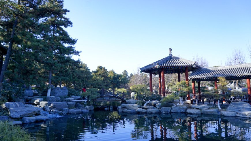 西安的这座中国唐苑景色宜人,如果门票能便宜点就更好