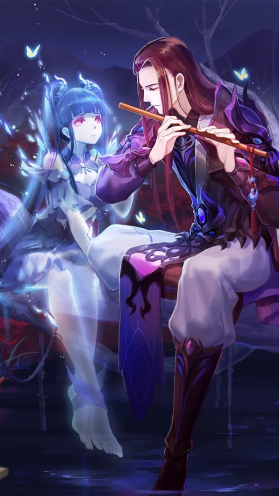 故香 风帘烛 插画壁纸 想听你的声音不是隔着屏幕 而是在耳边 看点快报