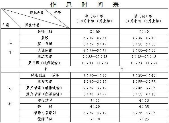 高中生最有效作息时间