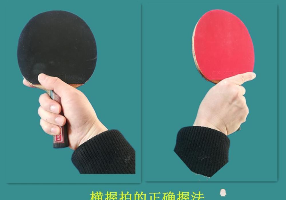 专业教练教你乒乓球横握拍的正确握法,利正手利反手握