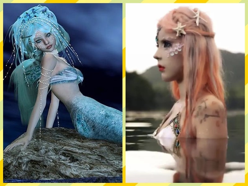 芭比迪丽拉完美演绎美人鱼,水中出芙蓉,盛世美颜直击心灵