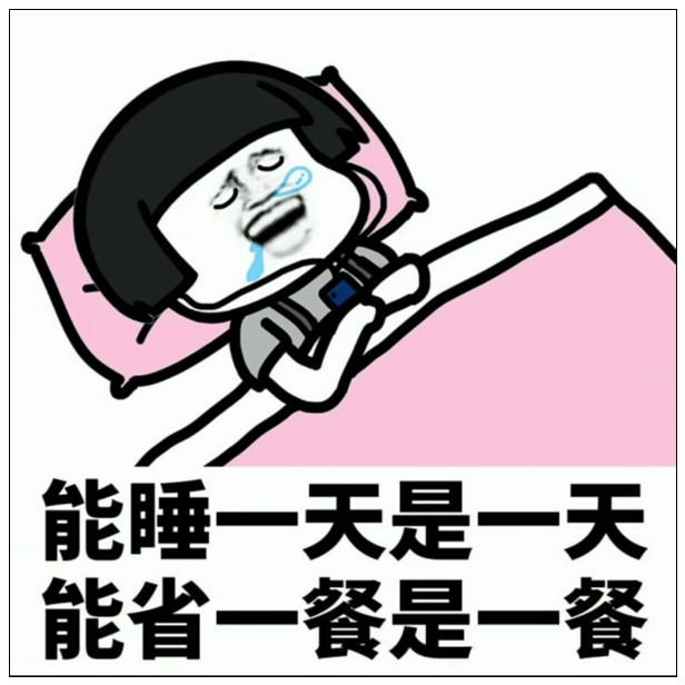 表情包:你的小宝宝已经进入休眠状态