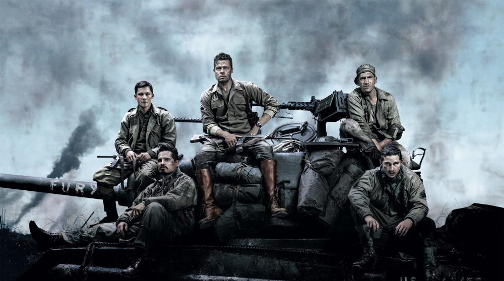 好莱坞战争片《狂怒》,除了二战武器还有很多经典的军事装备