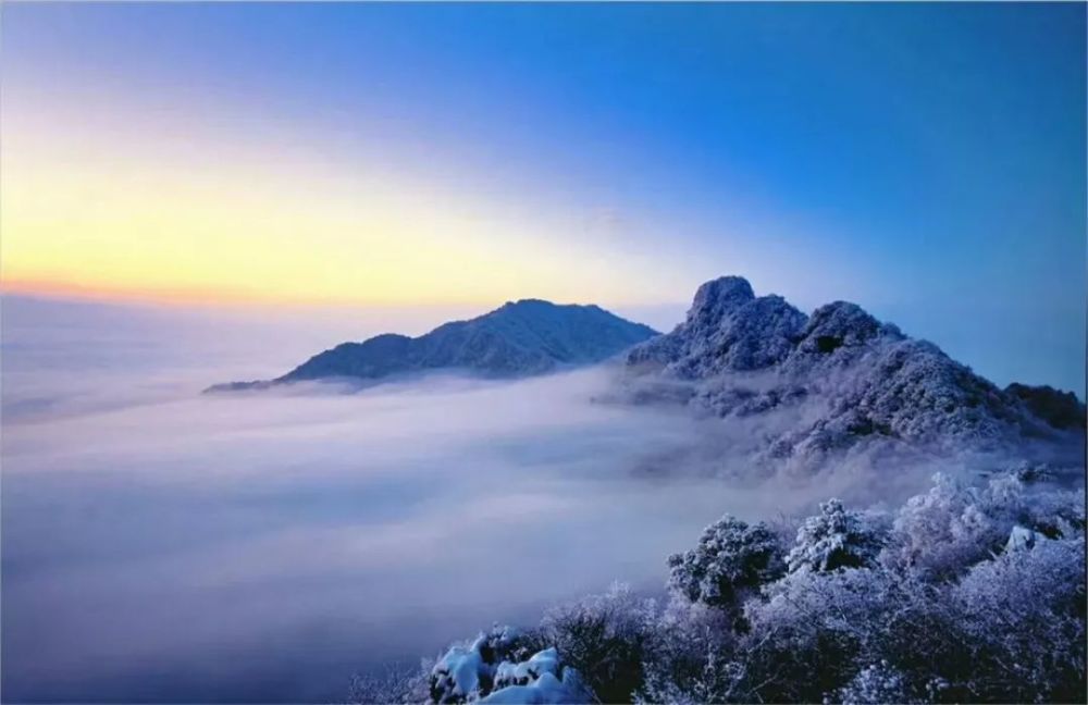 南宫山,金顶,云海,安康