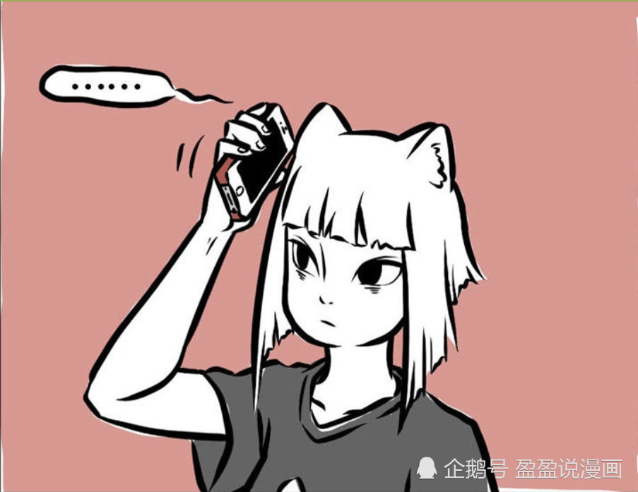 非人哉:九月接电话实在太可爱了!耳朵长太高会听不清?
