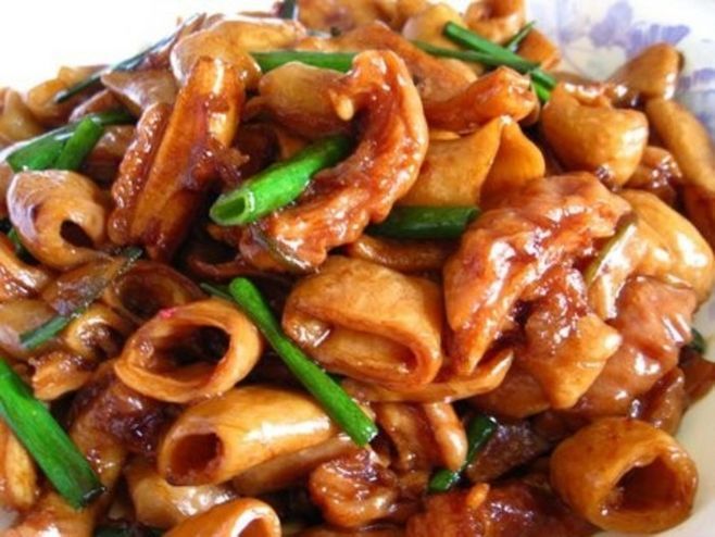 姜汁米粉猪大肠,不一样的冬天美食菜