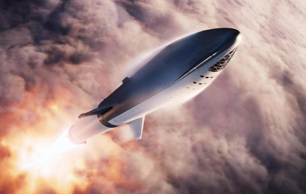 spacex 曝光新火箭"星舰",预计在明年 3 月正式投入测试