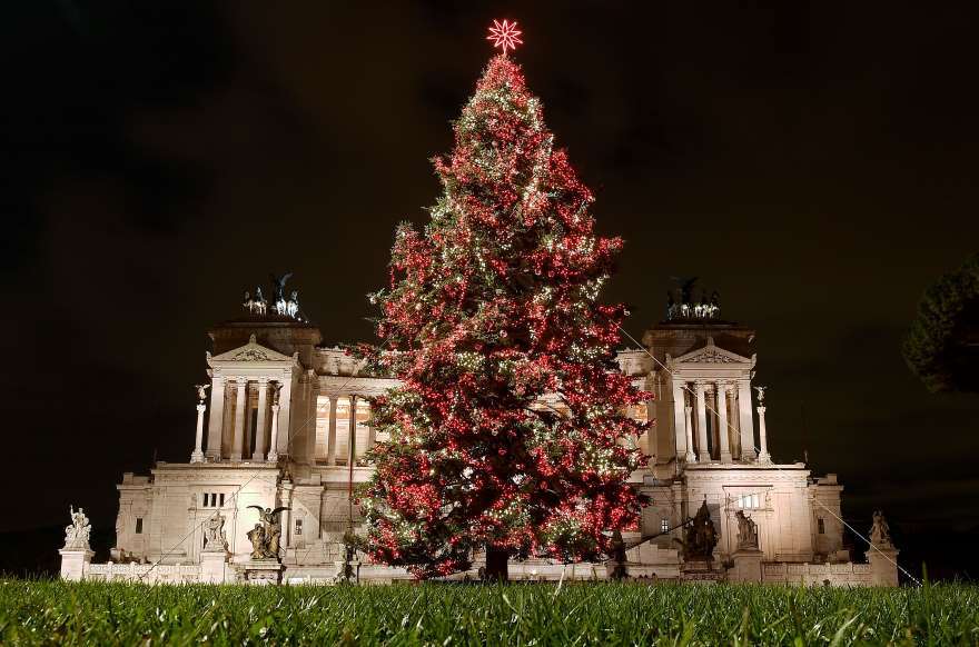 世界多地点亮圣诞树哪个国家最美?